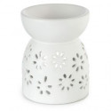 Aromlampa keramikas balta Klasika