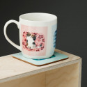 Krūze Angie Rozelaar Planet Cat Porcelain Mug & Coaster Set