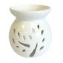 Aromlampa  Koks (keramika, balta, glancēta)